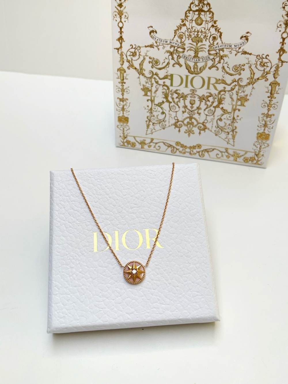 Dior Rose de Vents Necklace - 18k rose gold